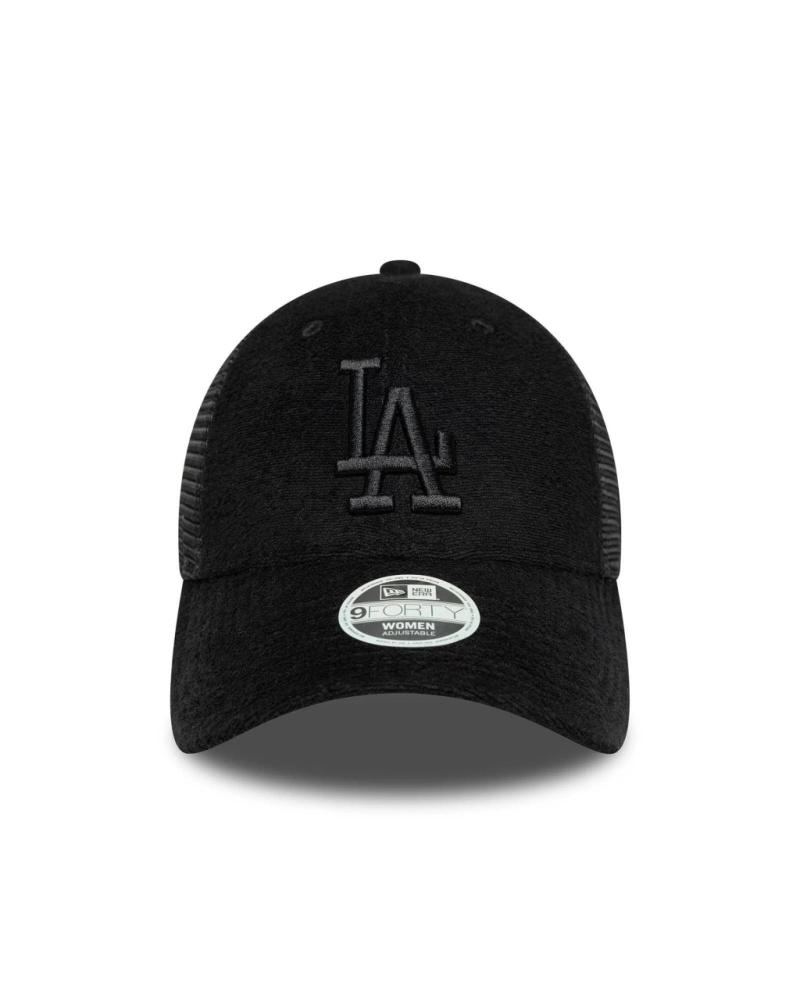 -NEW-ERA-GORRAS-MUJER-MODELO-LA-DODGERS-WOMENS-FABRIC-BLACK-9FORTY-TR-BLK