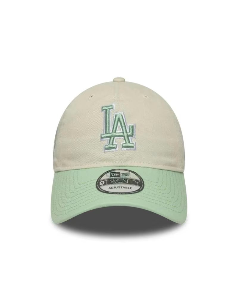 NEW ERA Gorra Los Angeles Dodgers en beige para hombre MULTICOLOR