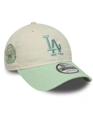 NEW ERA Gorra Los Angeles Dodgers en beige para hombre MULTICOLOR