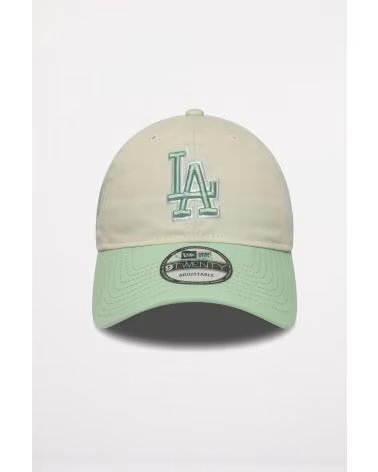 NEW ERA Gorra Los Angeles Dodgers en beige para hombre MULTICOLOR