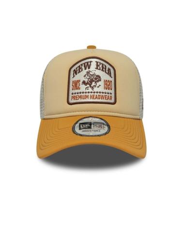 BONÉ NEW ERA GRAPHIC PATCH CREAM 9FORTY A-FRAME TRUCKER STNGYL STNGYL