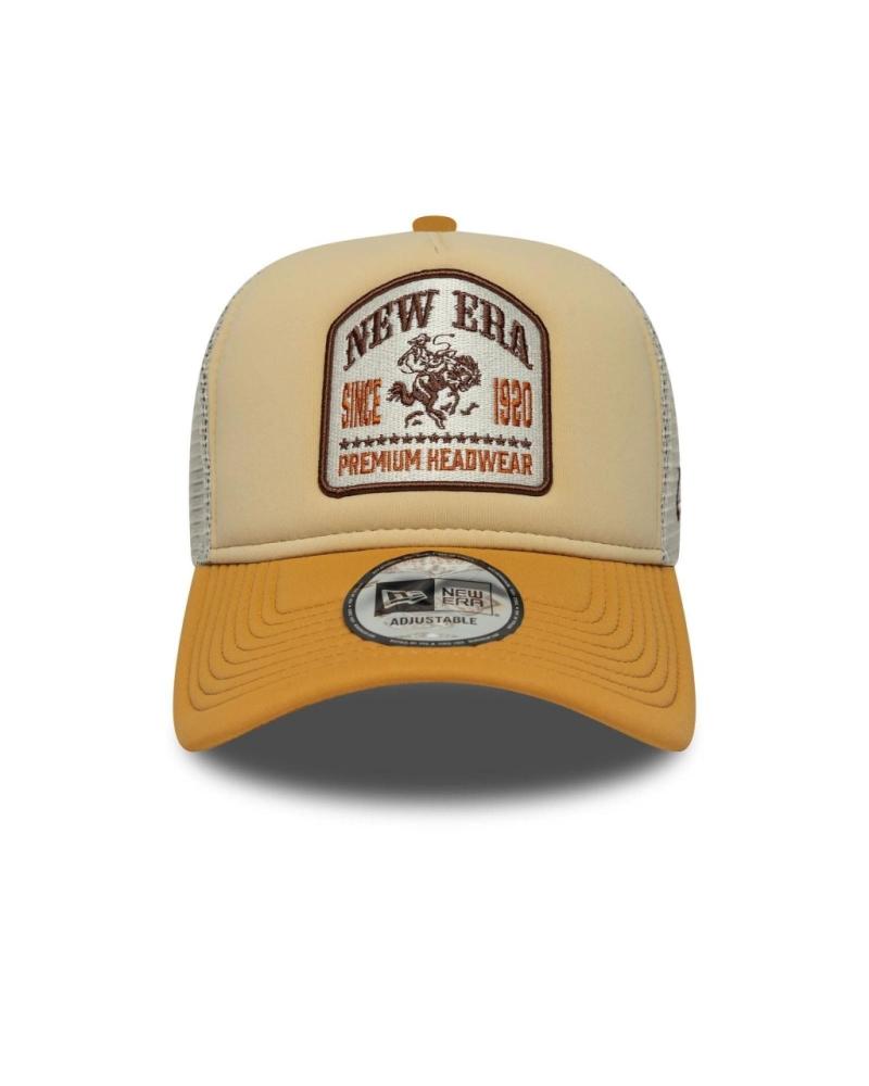 BONÉ NEW ERA GRAPHIC PATCH CREAM 9FORTY A-FRAME TRUCKER STNGYL STNGYL