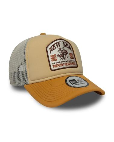 BONÉ NEW ERA GRAPHIC PATCH CREAM 9FORTY A-FRAME TRUCKER STNGYL STNGYL