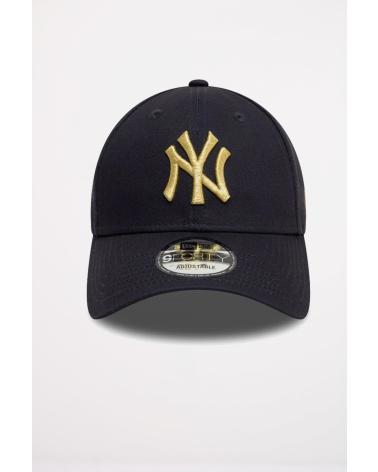 NEW ERA 9FORTY METALLIC NEW YORK YANKEES KAPPE MARINEBLAU GOLDENES LOGO NVYMTG NVYMTG