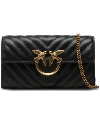 Borse-da-donna-PINKO-BOLSOS-MUJER-MODELO-LOVE-MINI-ICON-WALLET-COLOR-NEGRO-Z99Q