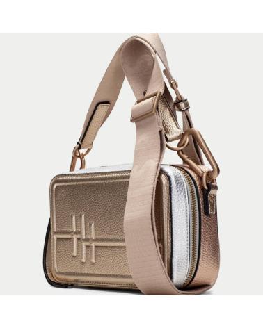 BOLSO BANDOLERA HISPANITAS SAMBA BV253979 ORO GREY