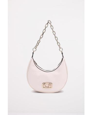 GUESS CIRCE HOBO SHOULDER BAG PINK WITH CHAIN SHE