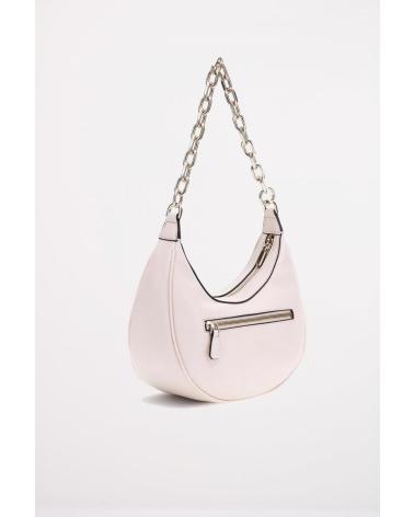 GUESS CIRCE HOBO SHOULDER BAG PINK WITH CHAIN SHE