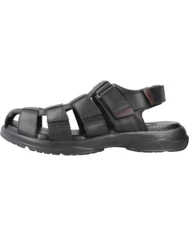 KANGAROOS SANDALIAS DE HOMBRE C628-11 PIEL NEGROPIEL NEGRO