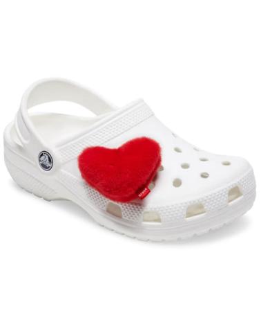 CROCS PINS MUJER MODELO RED FUZZY HEART COLOR ROJO MULTI CROCS PINS MUJER MODELO RED FUZZY HEART COLOR ROJO MULTI