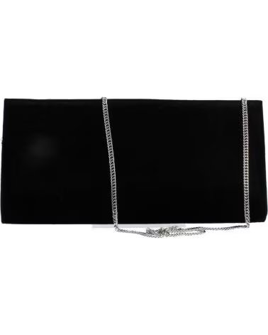 EZZIO BOLSA DE MÃO EZZIO B7093 COM CORRENTE NEGRO