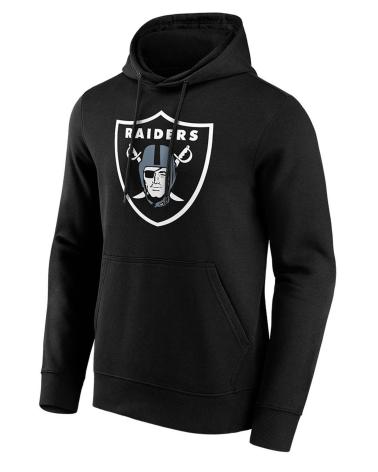 MOLETOM COM CAPUZ FANATICS NFL LAS VEGAS RAIDERS PRIMA PRETO MULTICOLOR