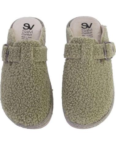 SALVI 29L-000 ZAPATILLAS DE CASA DE MUJER HIELO KAKI