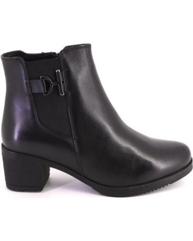 TREINTAS L1104 BOTINES DE MUJER PIEL NEGRO