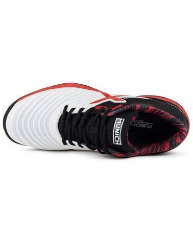 ZAPATILLAS CASUAL MUNICH EN BLANCO, NEGRO Y ROJO BLANCO