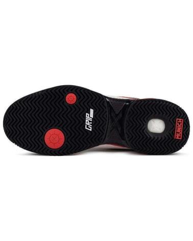 ZAPATILLAS CASUAL MUNICH EN BLANCO, NEGRO Y ROJO BLANCO