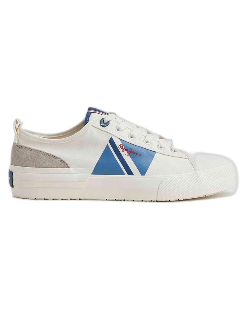 PEPE JEANS ZAPATILLAS ALEEN FLAG PARA HOMBRE EN COLOR BLANCO PEPE JEANS ZAPATILLAS ALEEN FLAG PARA HOMBRE EN COLOR BLANCO