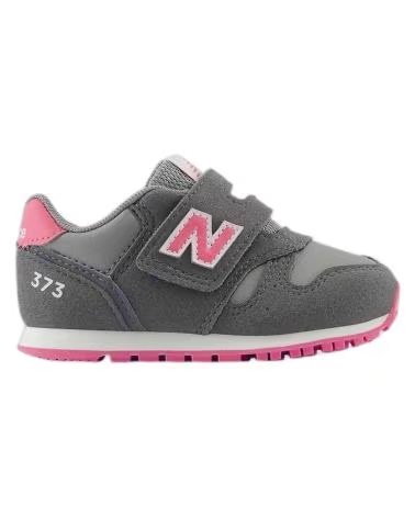 NEW BALANCE SCARPE 373 HOOK AND LOOP GRIGIE PER BAMBINI GRIS