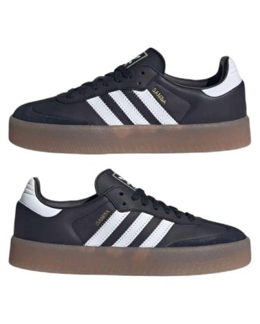 BASKETS ADIDAS ORIGINALS SAMBAE W NOIRES NEGRO