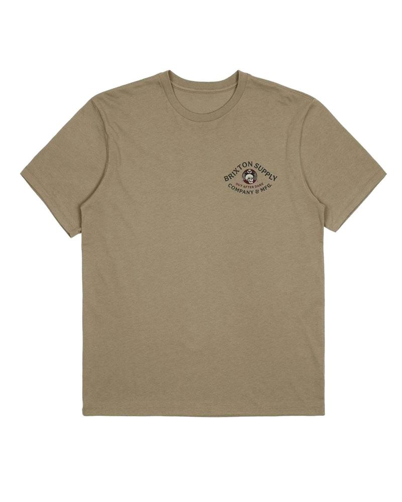 BRIXTON POTION KURZARM-T-SHIRT HAFERFLOCKEN MEHRFARBIG MULTICOLOR