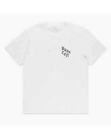 BRIXTON BE KIND KURZARM-T-SHIRT WEISS MIT MEHRFARBIGEM AUFDRUCK MULTICOLOR