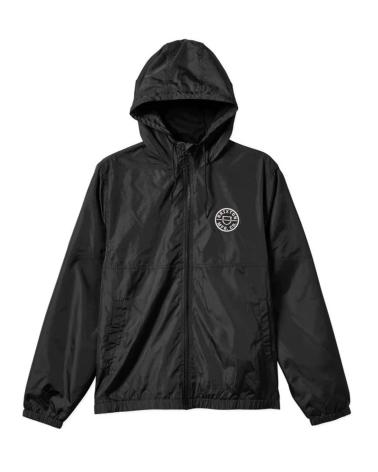 GIACCA ANTIVENTO BRIXTON CLAXTON CREST LW ZIP HOOD MULTICOLORE MULTICOLOR