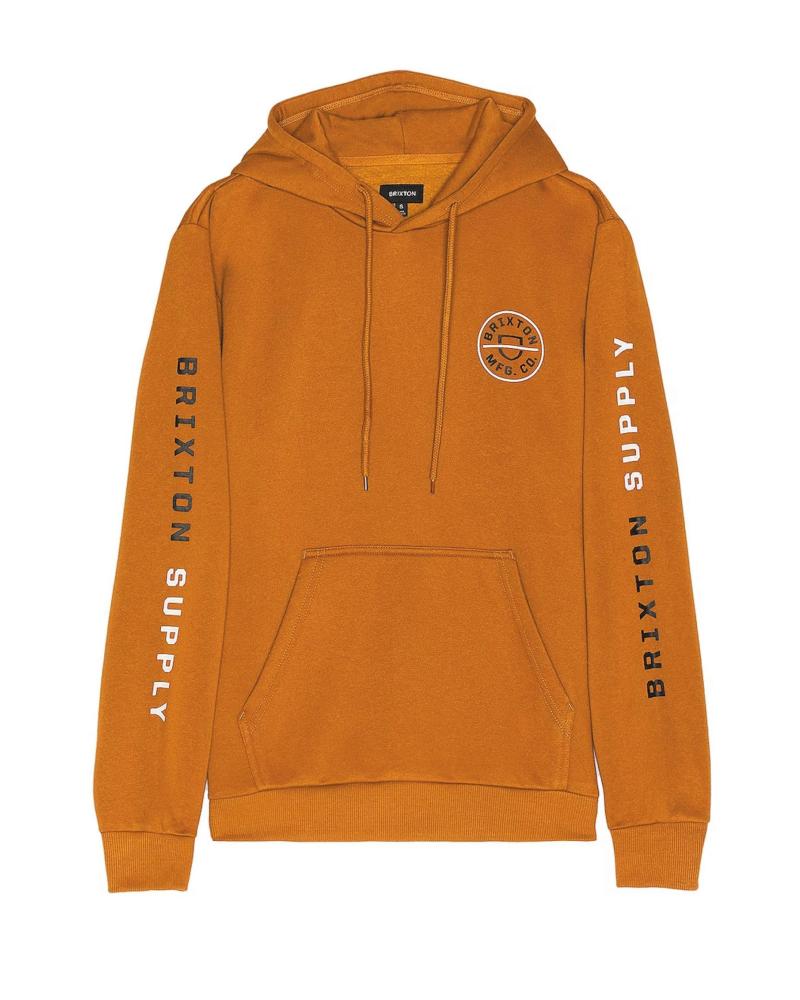 CAMISOLA COM CAPUZ BRIXTON CREST HOOD GDBWB TOSTADO MULTICOLOR