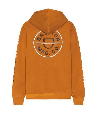 CAMISOLA COM CAPUZ BRIXTON CREST HOOD GDBWB TOSTADO MULTICOLOR