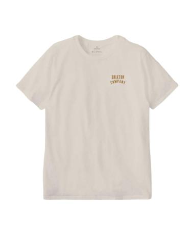 BRIXTON WOODBURN S-S STT T-SHIRT BEIGE MULTICOLOR