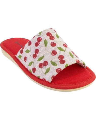 GARZON P400 165 ZAPATILLAS DE CASA DE MUJER ROJO