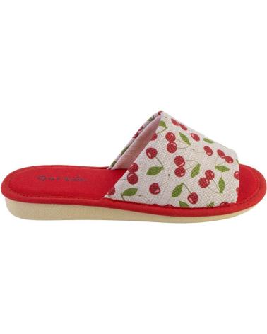 GARZON P400 165 ZAPATILLAS DE CASA DE MUJER ROJO