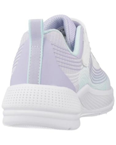 SKECHERS MICROSPEC ADVANCE 303575L-WLVM - WHITE WITH VELCRO WLVM