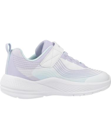 SKECHERS MICROSPEC ADVANCE 303575L-WLVM - WHITE WITH VELCRO WLVM