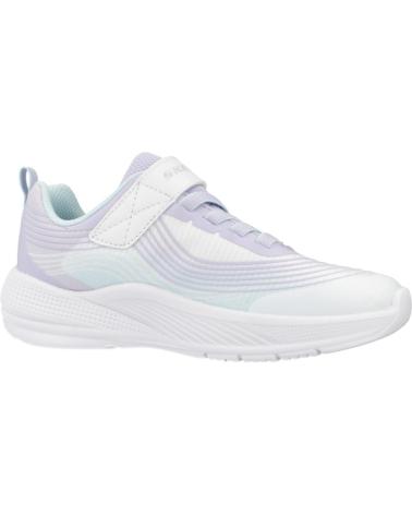 SKECHERS MICROSPEC ADVANCE 303575L-WLVM - WHITE WITH VELCRO WLVM