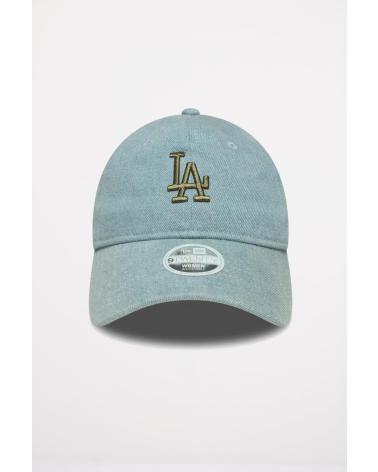 NEW ERA LA DODGERS WOMENS MLB DENIM PASTELLBLAU PABNOV KAPPE PABNOV