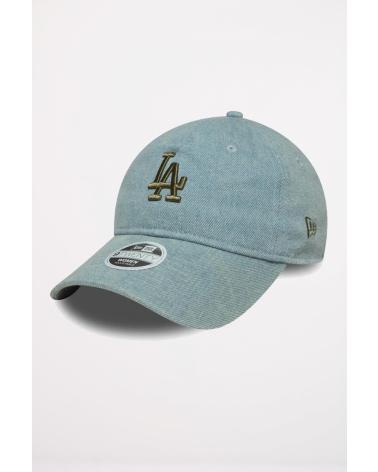 NEW ERA LA DODGERS WOMENS MLB DENIM PASTELLBLAU PABNOV KAPPE PABNOV
