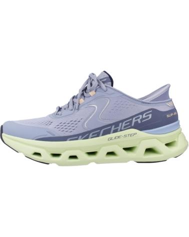 SKECHERS ZAPATILLAS MUJER MODELO SLIP-INS GLIDE STEP ALTUS COLOR AZUL BLMT
