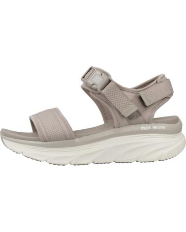 SKECHERS SANDALIAS MUJER MODELO DLUX WALKER COLOR MARRON TPE