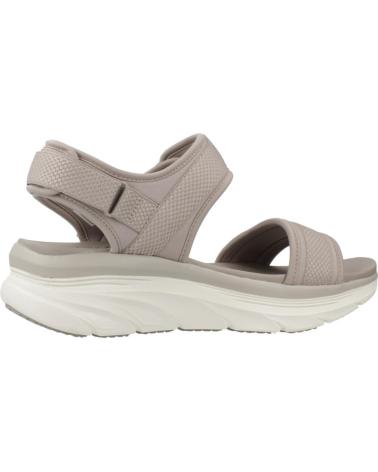 SKECHERS SANDALIAS MUJER MODELO DLUX WALKER COLOR MARRON TPE
