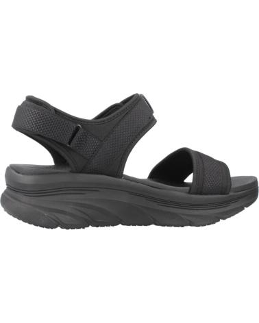 SKECHERS SANDALIAS MUJER MODELO DLUX WALKER COLOR NEGRO BBK