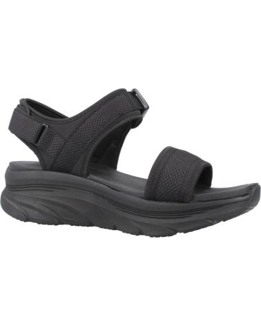 SKECHERS SANDALIAS MUJER MODELO DLUX WALKER COLOR NEGRO BBK