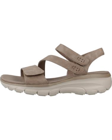 SKECHERS SANDALIAS MUJER MODELO EASY GOING COLOR MARRON TPE