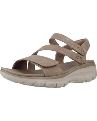SKECHERS SANDALIAS MUJER MODELO EASY GOING COLOR MARRON TPE