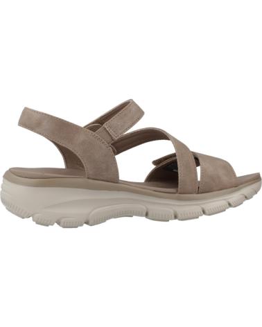 SKECHERS SANDALIAS MUJER MODELO EASY GOING COLOR MARRON TPE