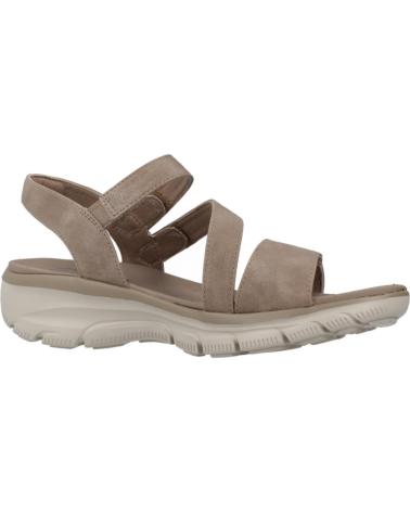SKECHERS SANDALIAS MUJER MODELO EASY GOING COLOR MARRON TPE