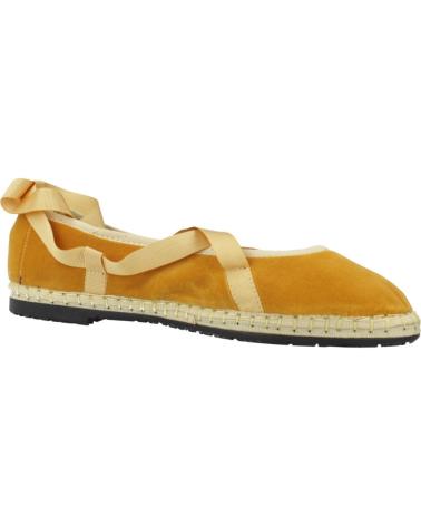FLABELUS BAILARINAS MUJER MODELO ROSALINE COLOR AMARILLO MOSTAZA