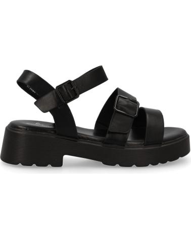 PUNTOSALAO SANDALIAS PLANAS COMODAS HEBILLA PARA MUJER COLOR NEGRO TF35 VARIOS COLORES