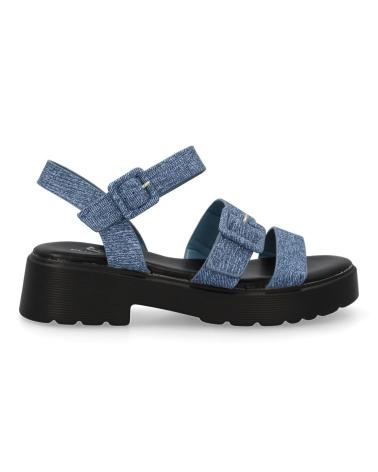 PUNTOSALAO SANDALIAS PLANAS COMODAS HEBILLA PARA MUJER COLOR AZUL TF352 VARIOS COLORES