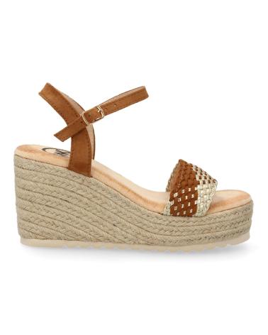 PUNTOSALAO SANDALIAS DE CUNA EN YUTE HEBILLA PARA MUJER COLOR CAMEL KK- VARIOS COLORES