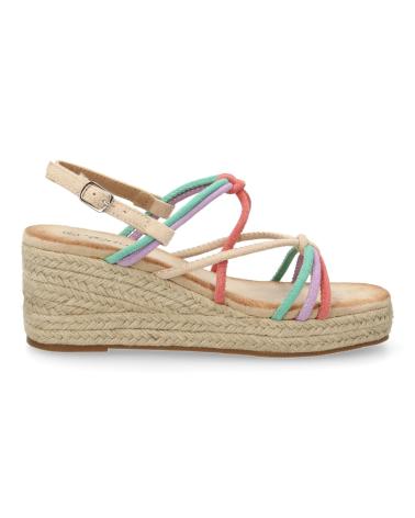 Sandales-habillées-femme-PUNTOSALAO-SANDALIAS-DE-CUNA-EN-YUTE-TIRAS-MULTICOLOR-JNS333-VARIOS-COLORES